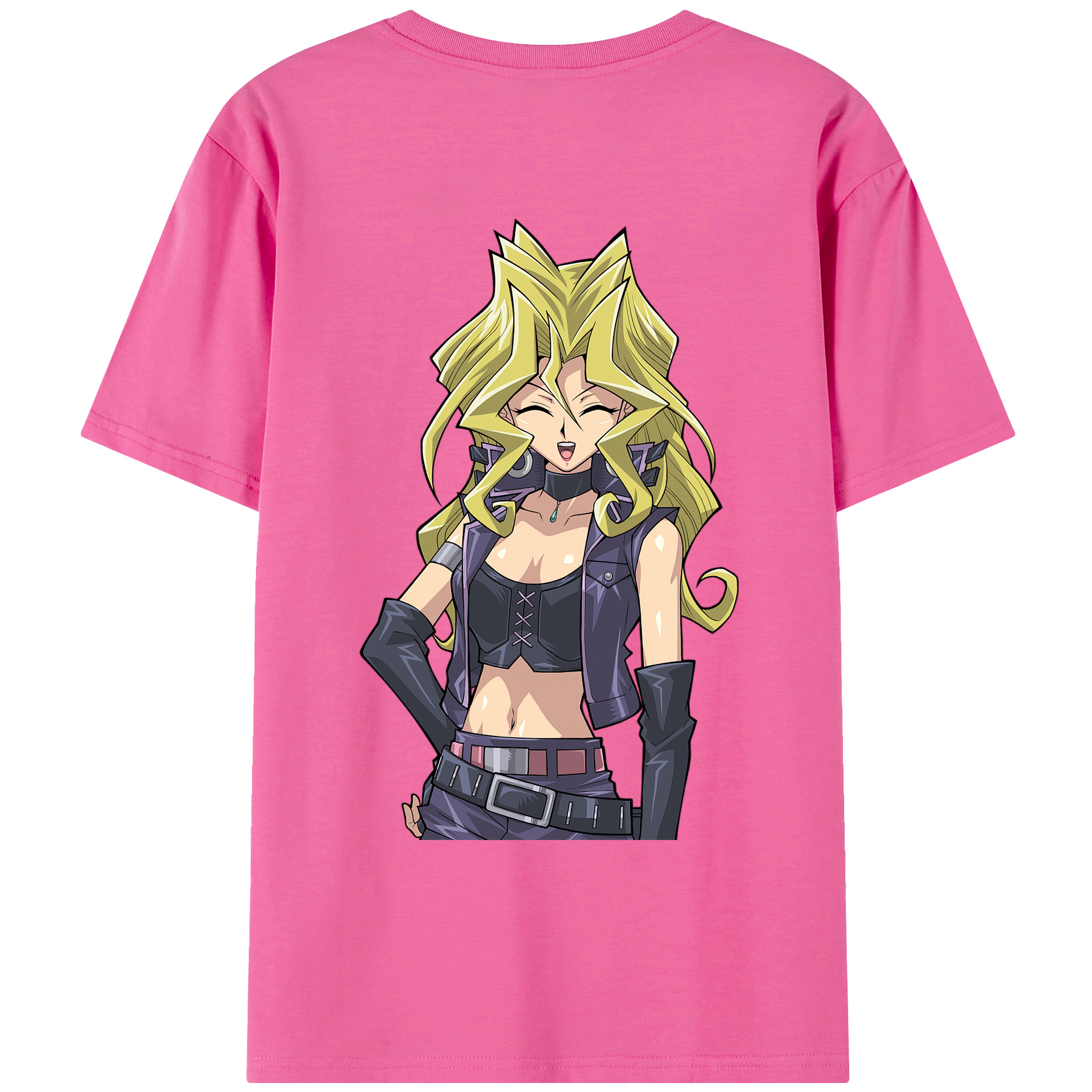 遊☆戯☆王 Yu-Gi-Oh! レディース半袖Tシャツ(バックプリント)